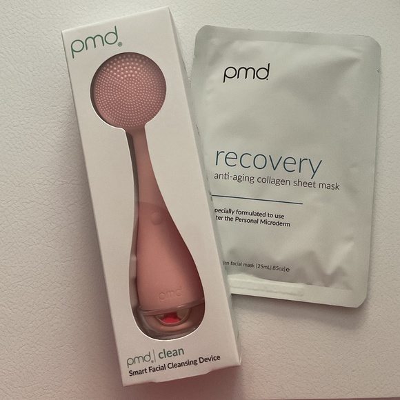 PMD Clean Smart Facial Cleansing Device , PINK, BNIB Sealed + BONUS sheet mask - Picture 3 of 3